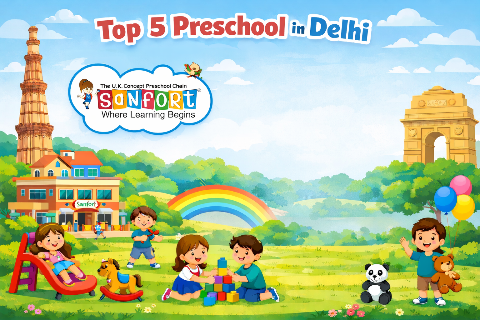 Top 5 Play Schools in Delhi