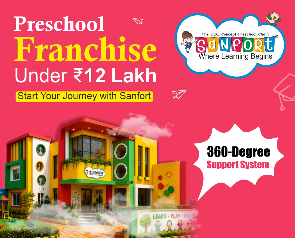 Preschool Franchise Under ₹12 Lakh – Start Your Journey with Sanfort